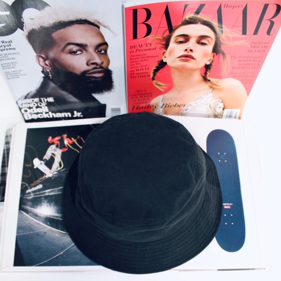 WE11DONE Black Embossed Logo Bucket Hat - Picture 4 of 7